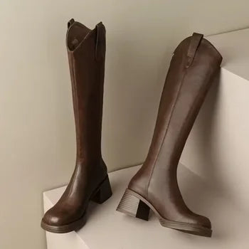 Becca™ - Hohe Absätze Lange Stiefel