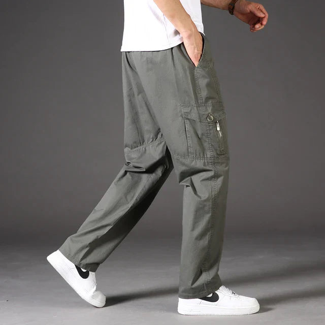 Jeffory - Khaki Casual Cargo Hose