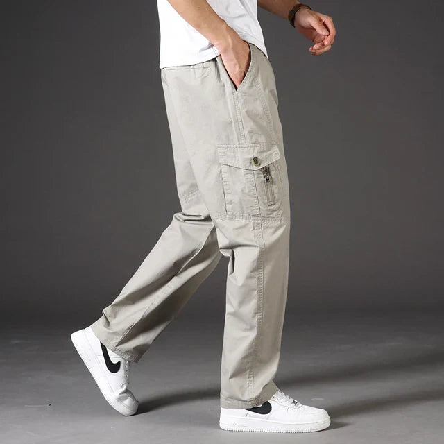 Jeffory - Khaki Casual Cargo Hose