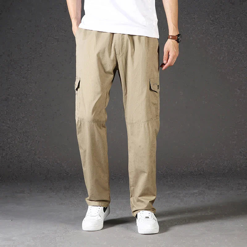 Jeffory - Khaki Casual Cargo Hose