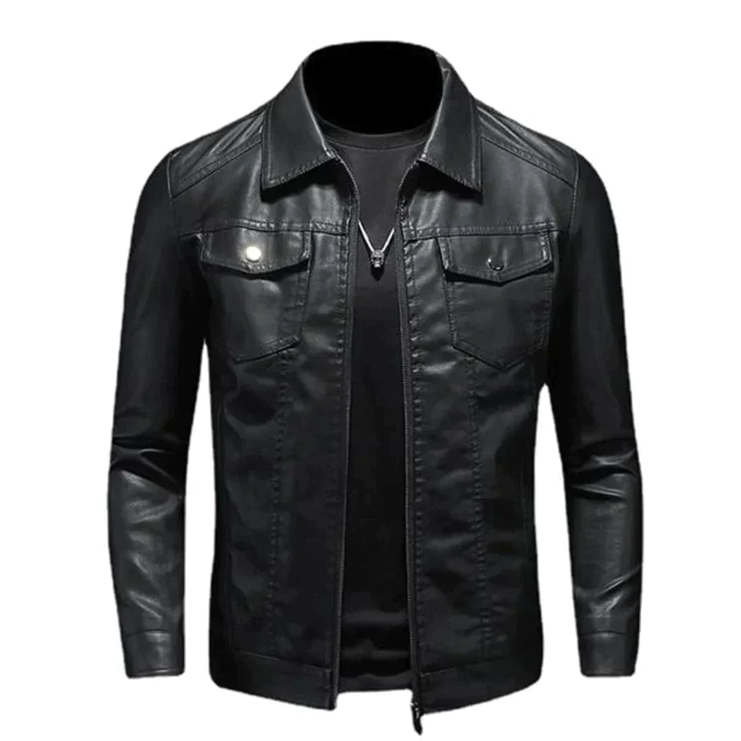 Tobias | Herren Bomber Jacke | Schwarz