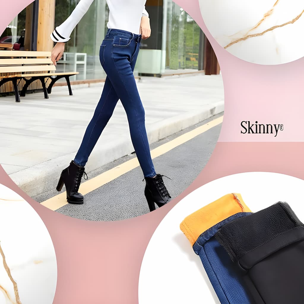 Valeriya | Schwarze Slim Pencil Pants Female Skinny Casual Hose für Frauen