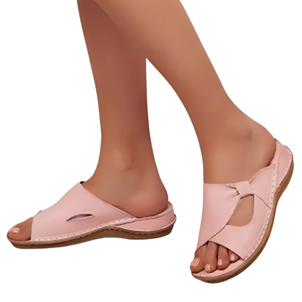 Stella® | Bequeme orthopädische Ledersandalen für Damen