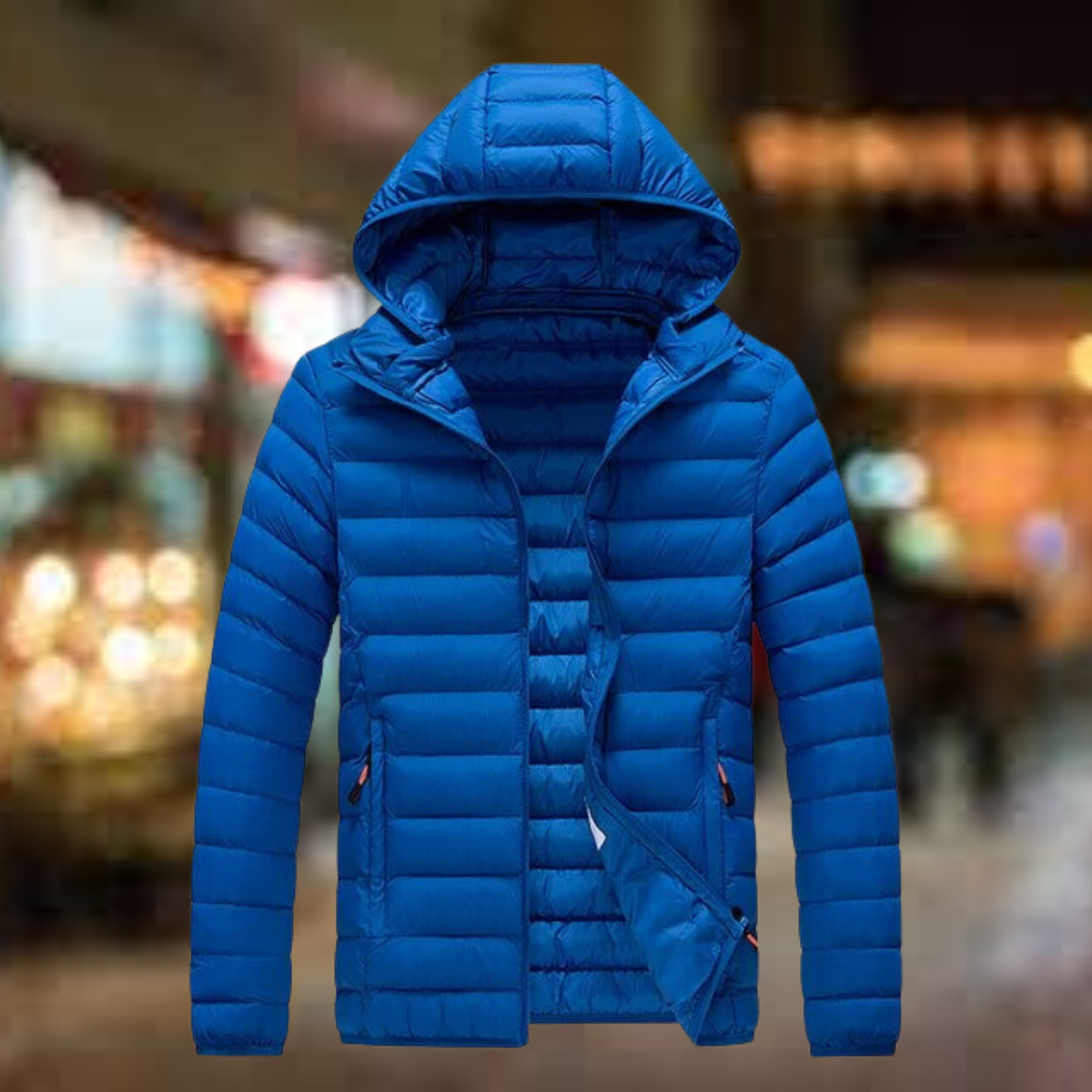 Puffige Winterjacke für Männer