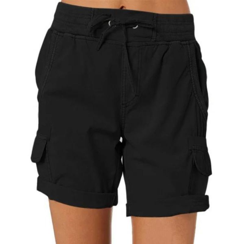 Max - Schwarze Utility-Shorts