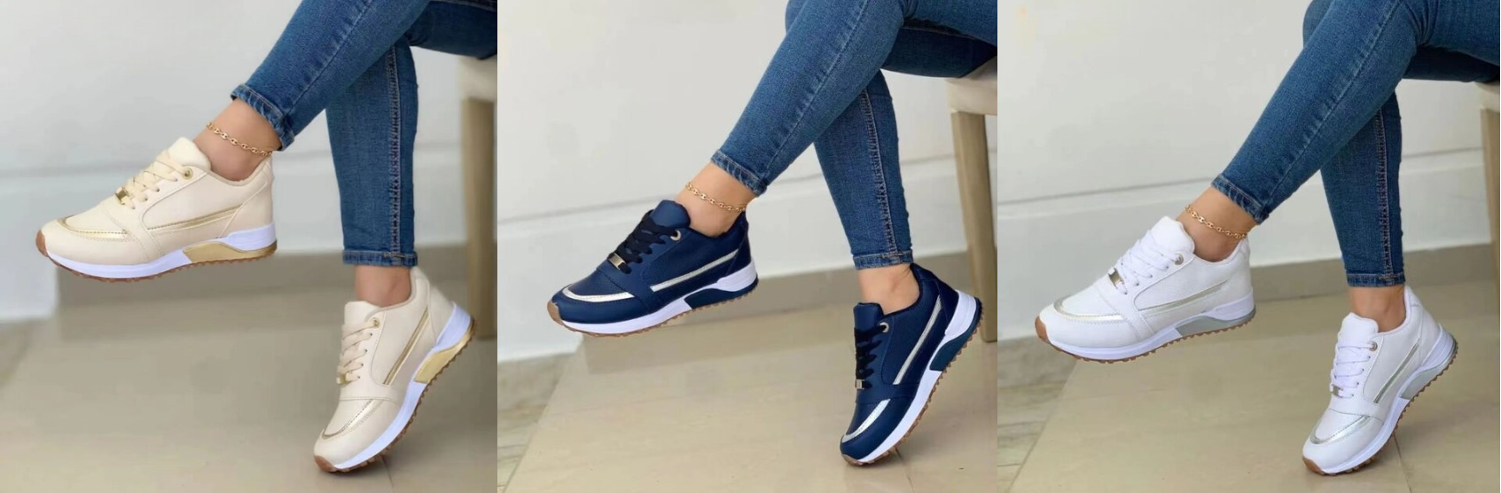 Stuttgart | Fashion-forward Trendige Damen Freizeitsneaker