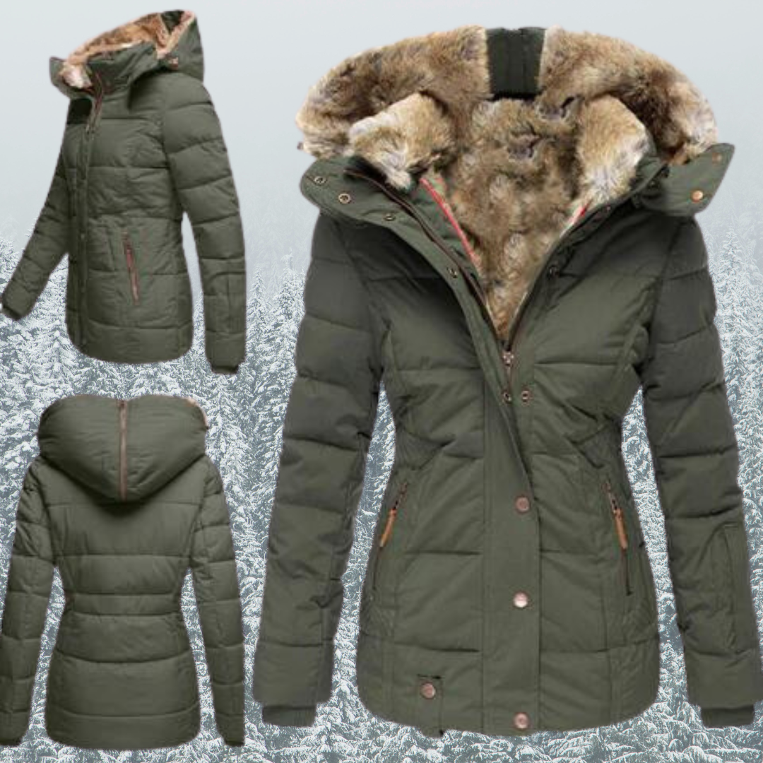 Warme Pufferjacke für Frauen