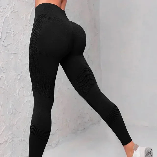 Joy - Dunkelgraue Nahtlose Yoga Leggings