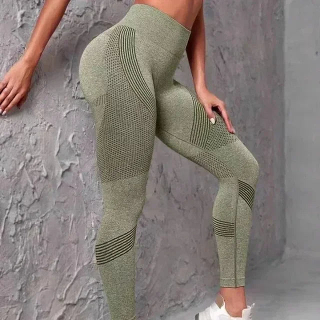 Joy - Dunkelgraue Nahtlose Yoga Leggings