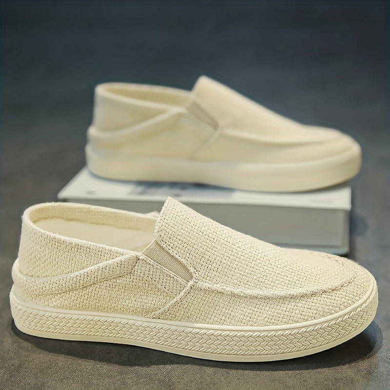 Schwarze Orthopädische Canvas Slip-ons - Milan