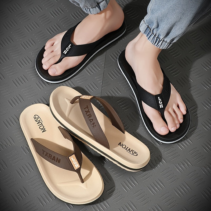 Schwarze Alfabet Flip-Flops - Jeroen