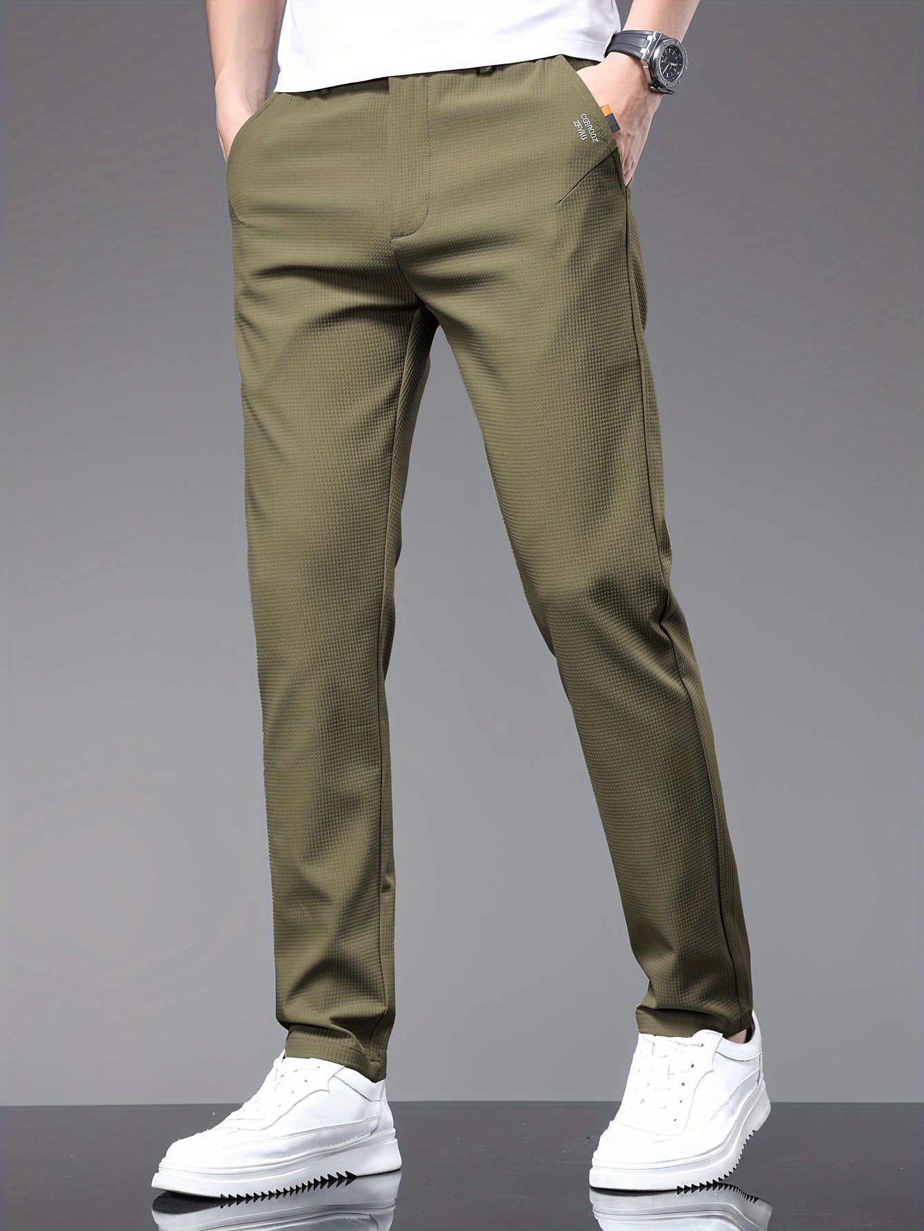 Olivgrüne Casual Hose - Lucas