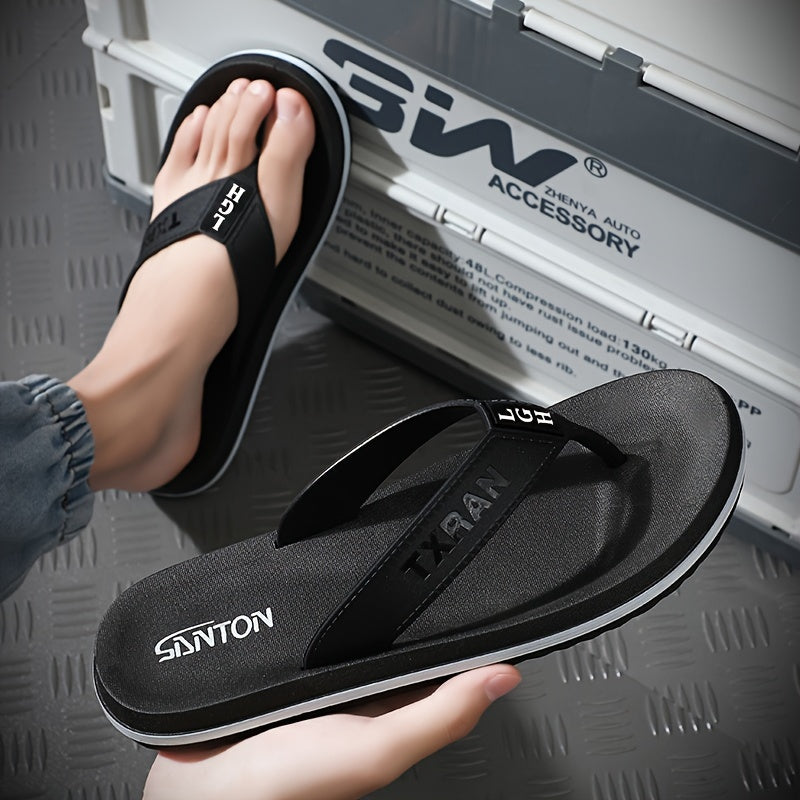 Schwarze Alfabet Flip-Flops - Jeroen