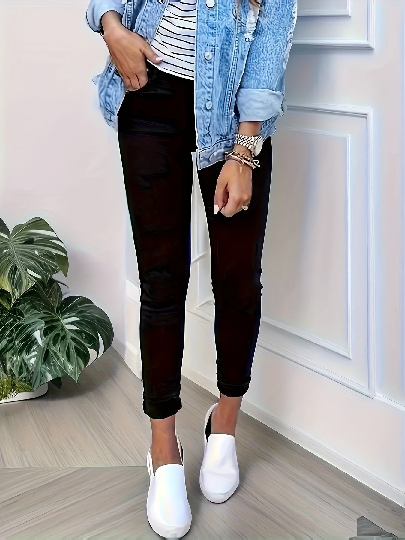 Schwarze Skinny Jeans - Emma