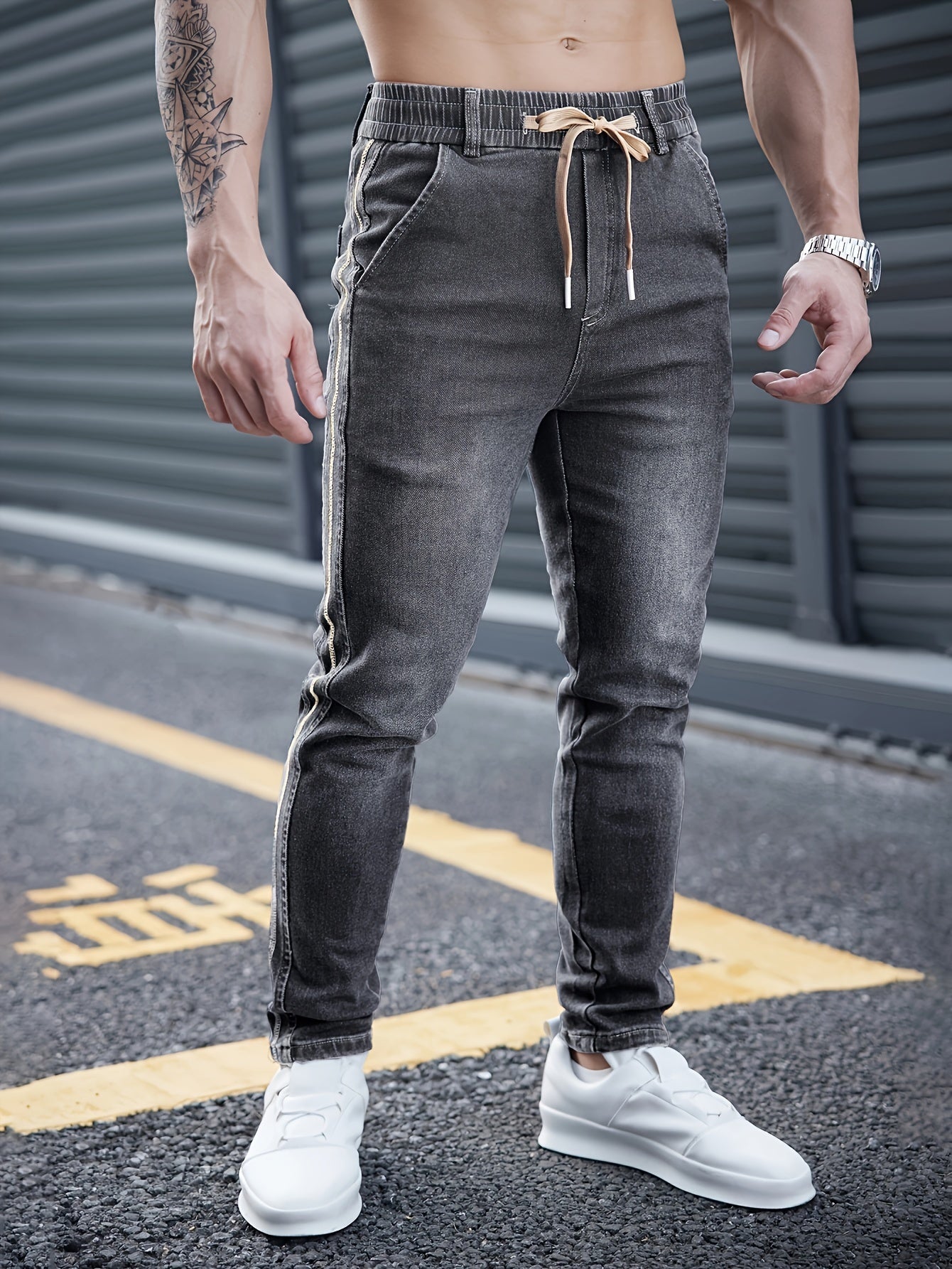 Schwarze Skinny Jeans - Milan