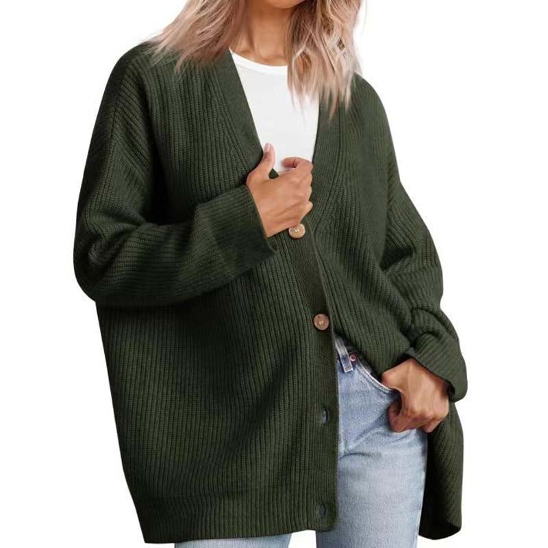 Klassische Offene Strickjacke Für Gemütliches Layering Für Frauen