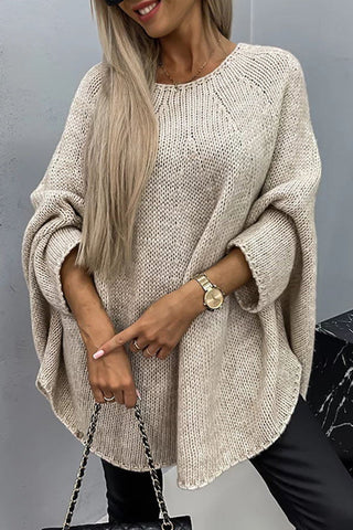 Veralyn - Bequemer Strickpulli mit Rundhalsausschnitt