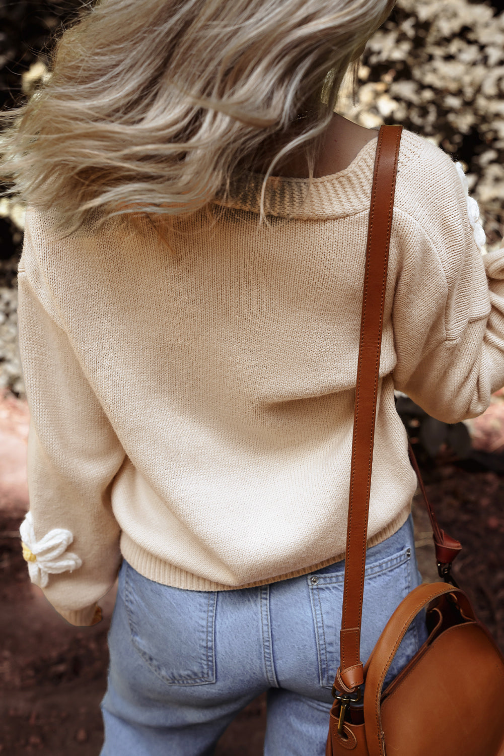 Weste Mit Floralem Muster Und Knopfleiste In Beige Für Frauen