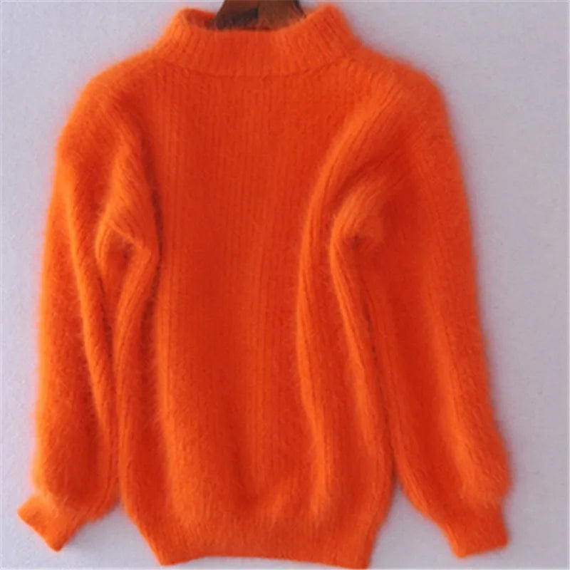 Warme Gestrickter Pullover für Frauen