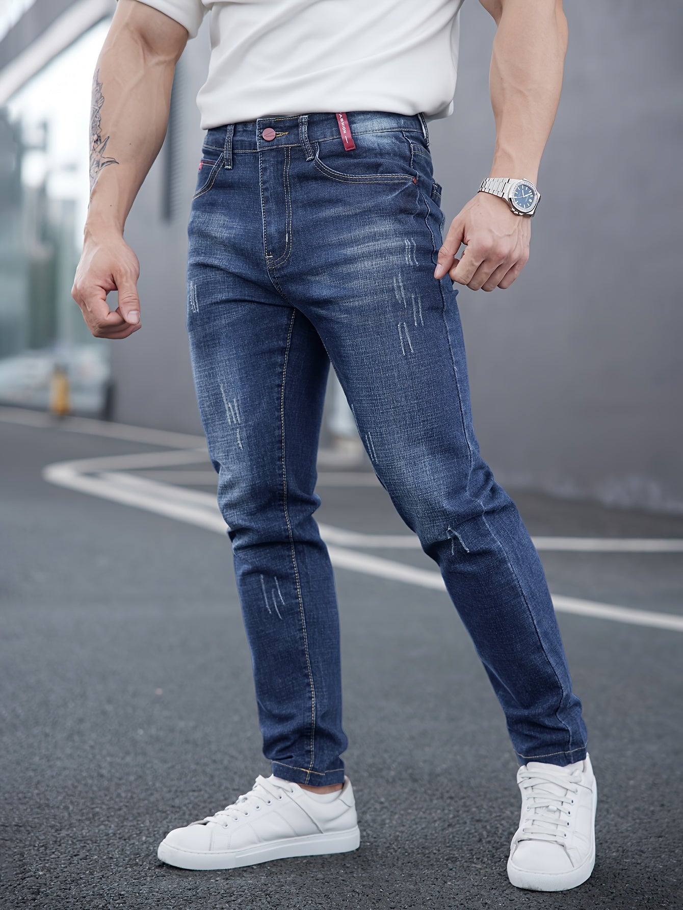 Schwarze Skinny Jeans - Kai