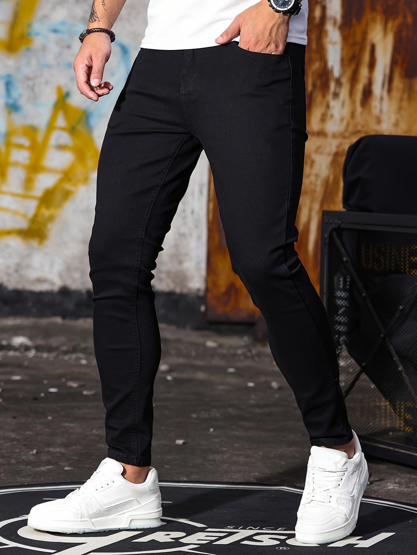 Skinny Jeans Schwarz - Max