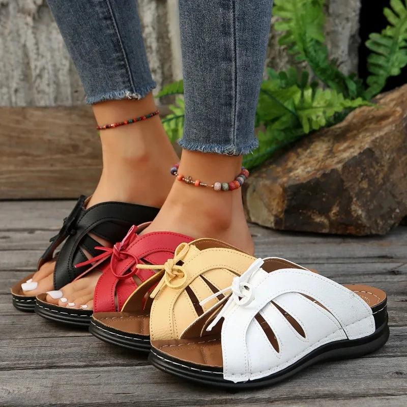 Elegante Sandalen mit offener Zehenpartie und Komfort für Frauen