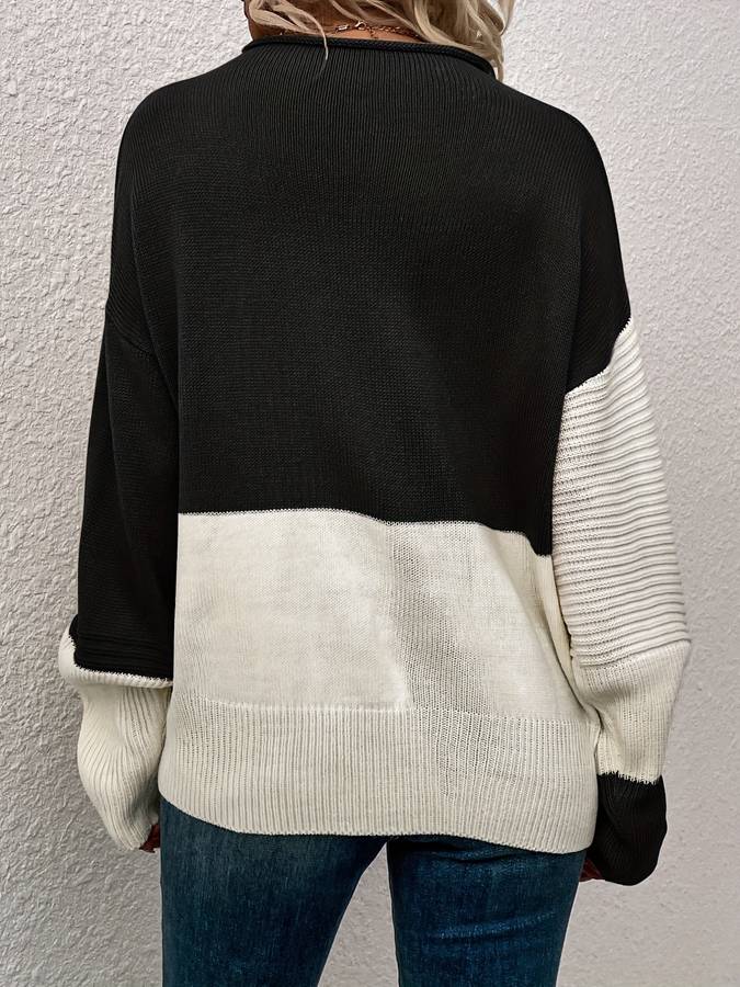 Zeitloser Langarm-Pullover mit Alltagskomfort Für Frauen