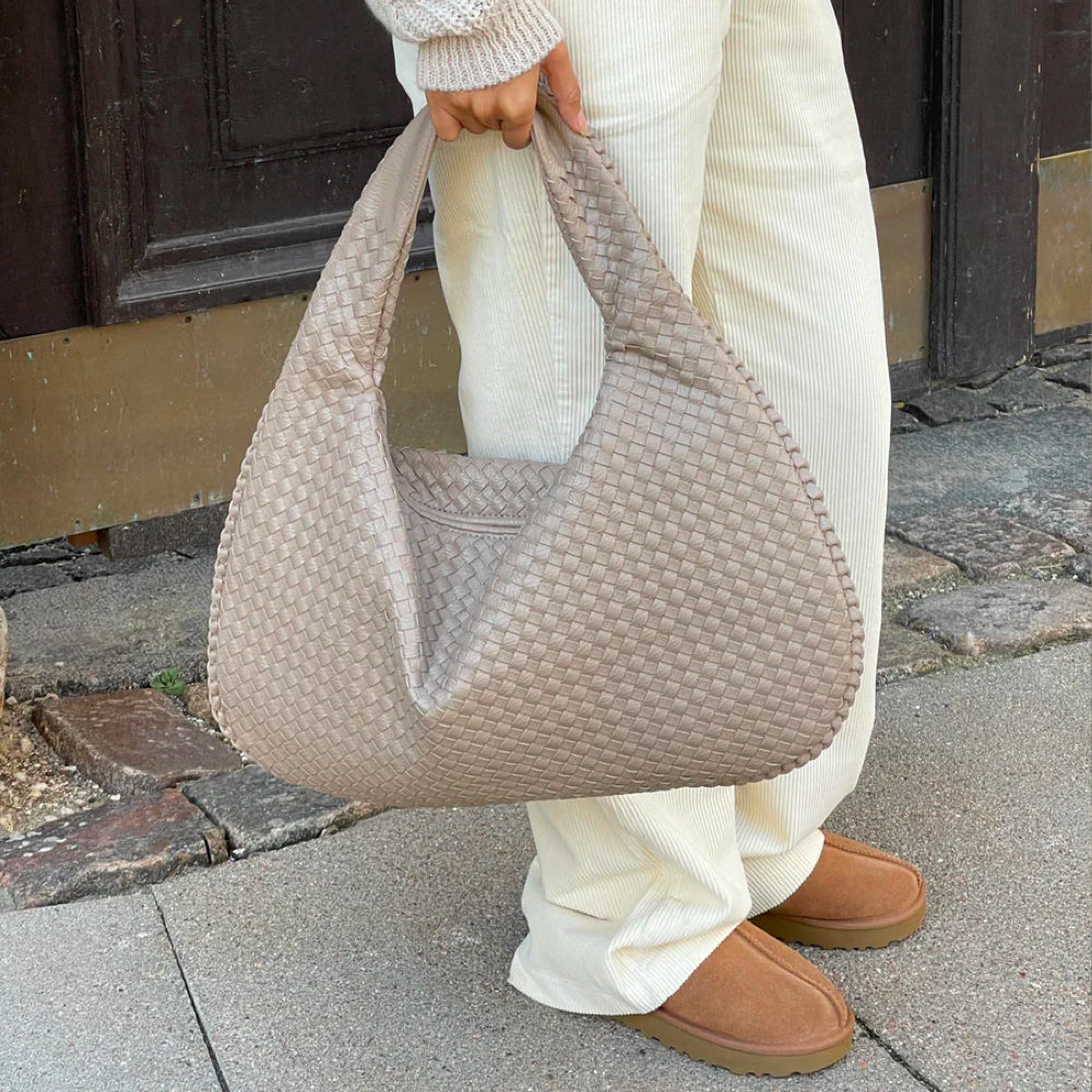 Strukturierte Tote-Handtasche Für Frauen