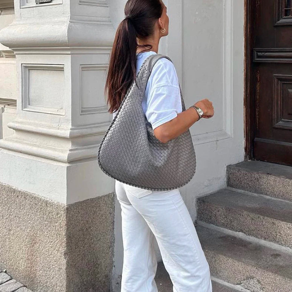 Strukturierte Tote-Handtasche Für Frauen