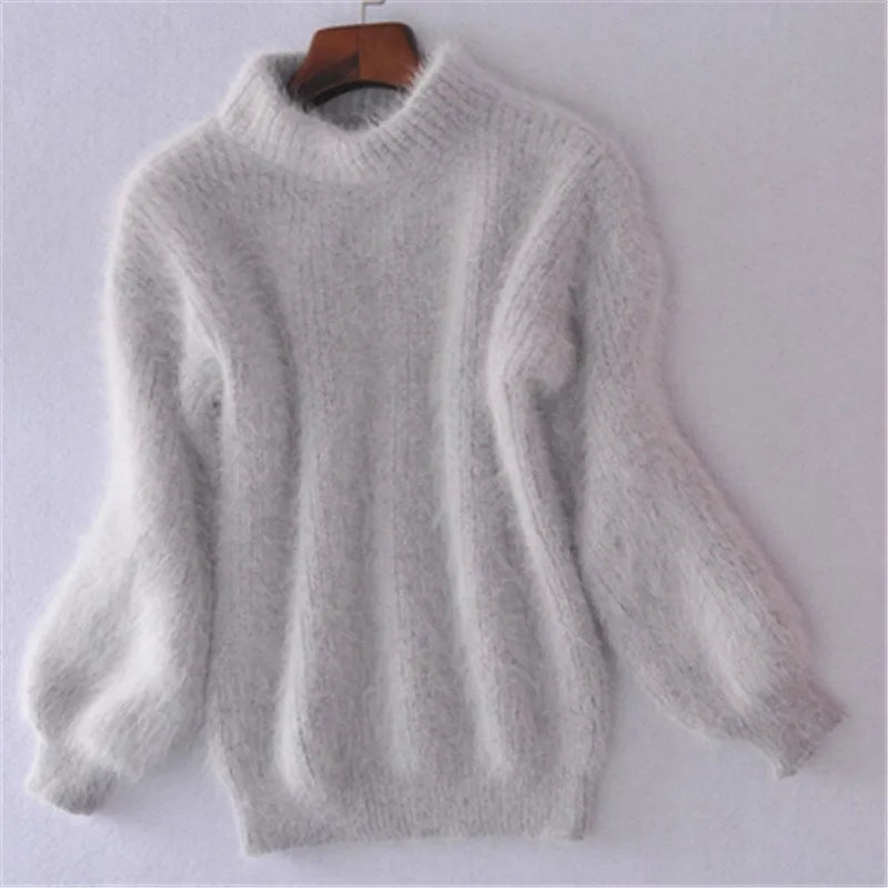 Warme Gestrickter Pullover für Frauen