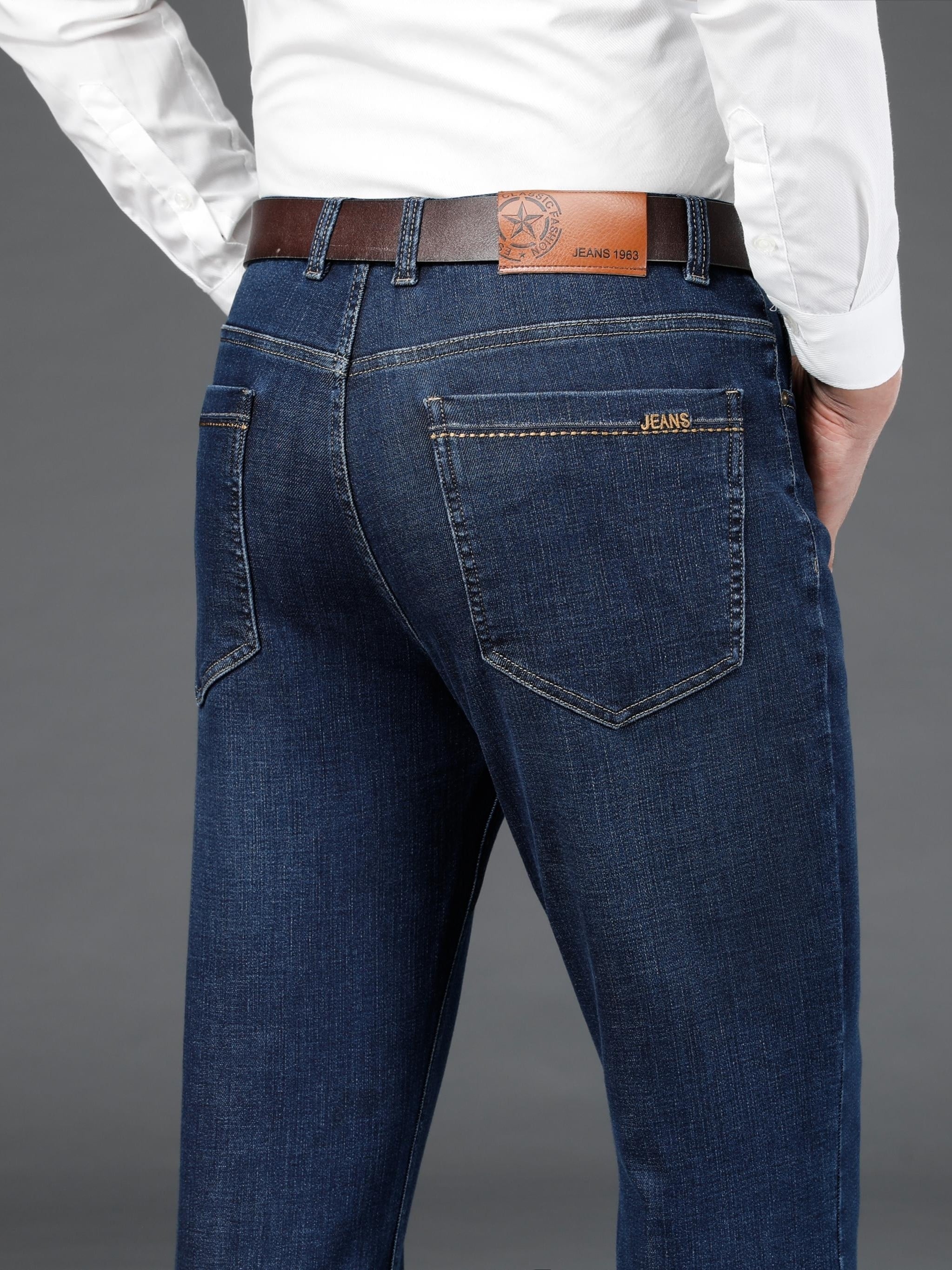 Dunkelblaue Business Jeans - Alex