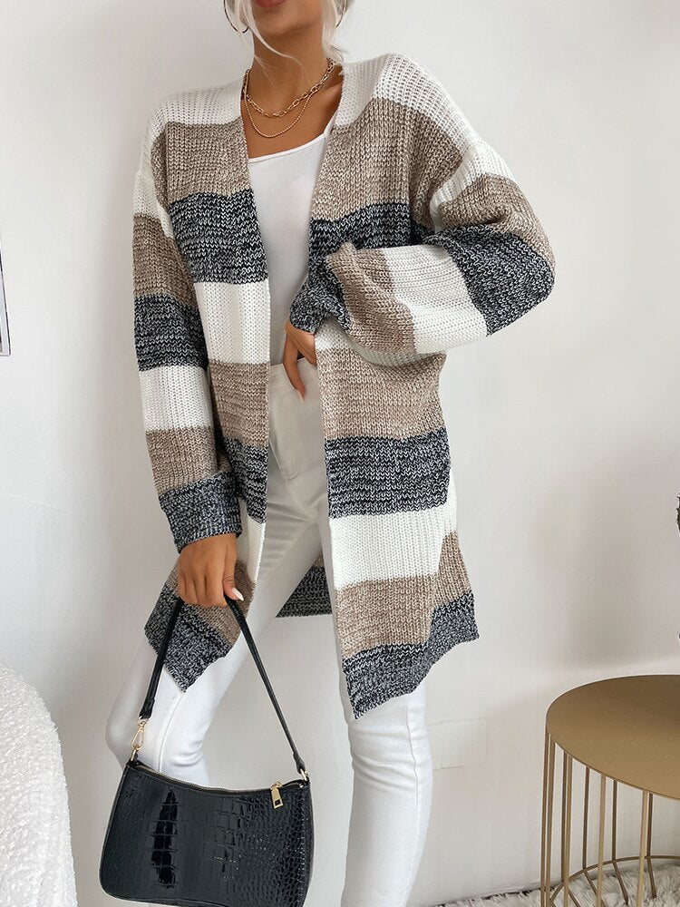 Strickjacke mit Langarm Für Gemütlichen Stil für Frauen