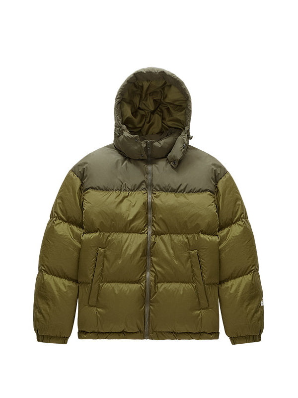 Isolierte Pufferjacke mit Kapuze