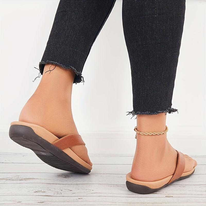 Schwarze Orthopädische Casual Slipper - Eva