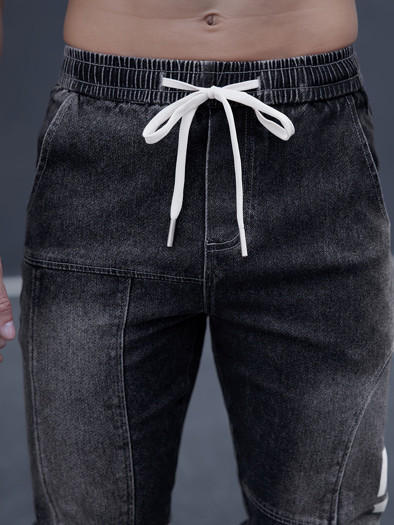 Schwarze Tapered Jeans - Jeroen