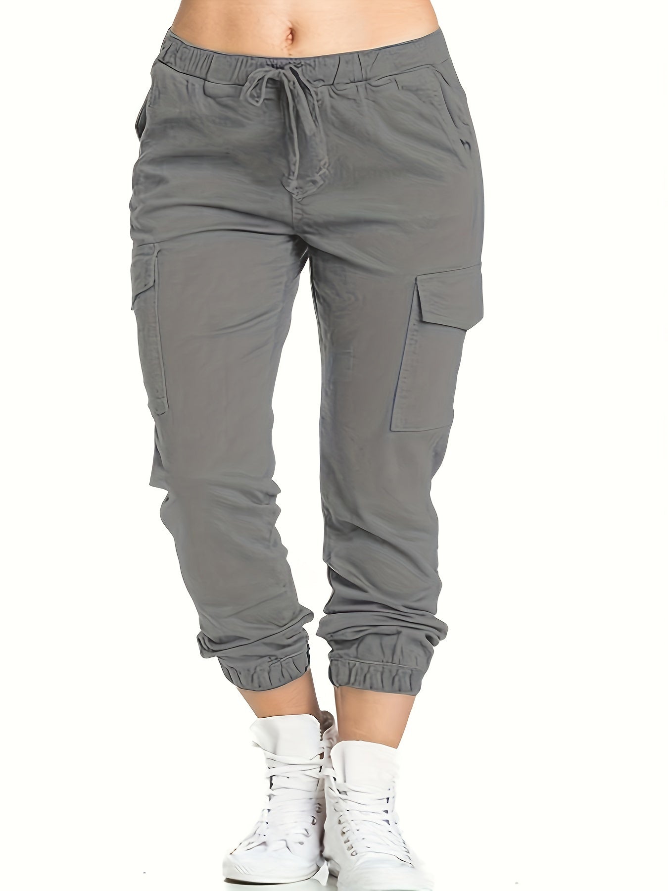 Schwarze Plus Size Jogger - Nina