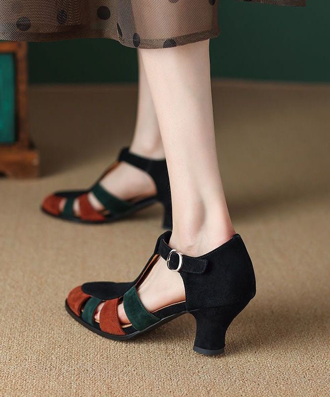 Elarina | Elegante Absatzsandalen aus Wildleder