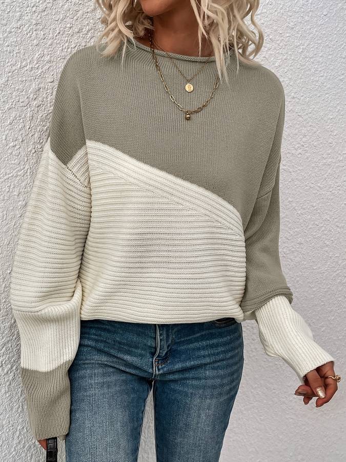 Zeitloser Langarm-Pullover mit Alltagskomfort Für Frauen