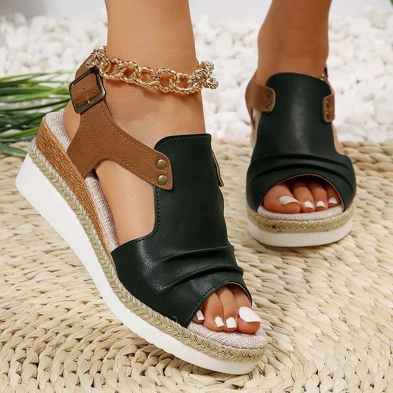 Stilvolle Keilsandalen für den Sommer für Frauen