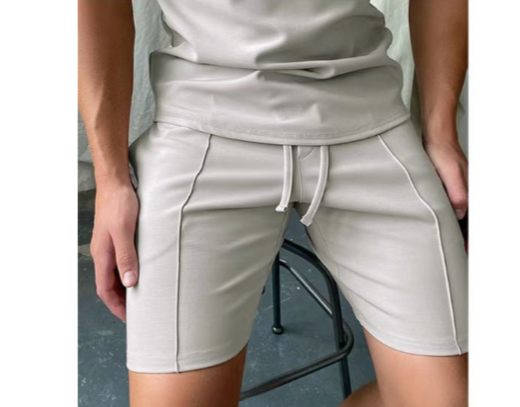 Sophie - Beige Leinen Shorts