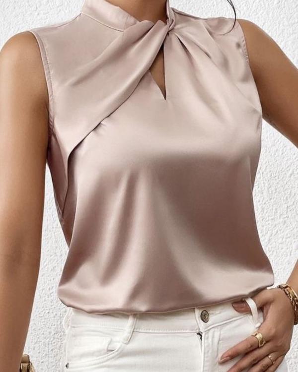 Elegante Wickelbluse mit schmeichelhafter Passform Für Frauen