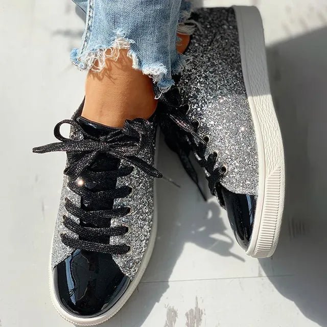 Karla | luxuriöser lässiger Glitzer-Damenschuh