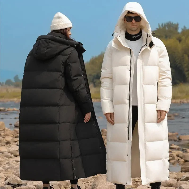 Langer Stilvolle Winterjacke für alle Geschlechter