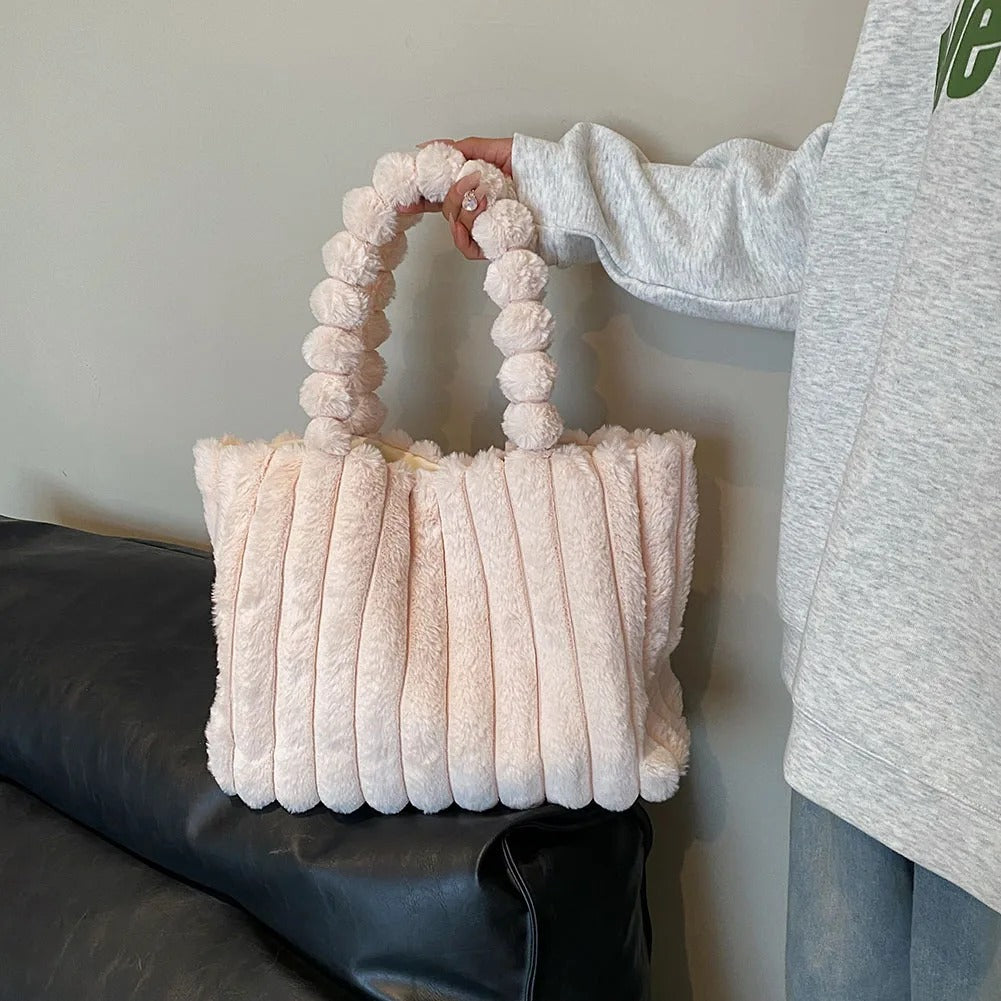 Chunky Schultertasche mit markantem Design Für Frauen