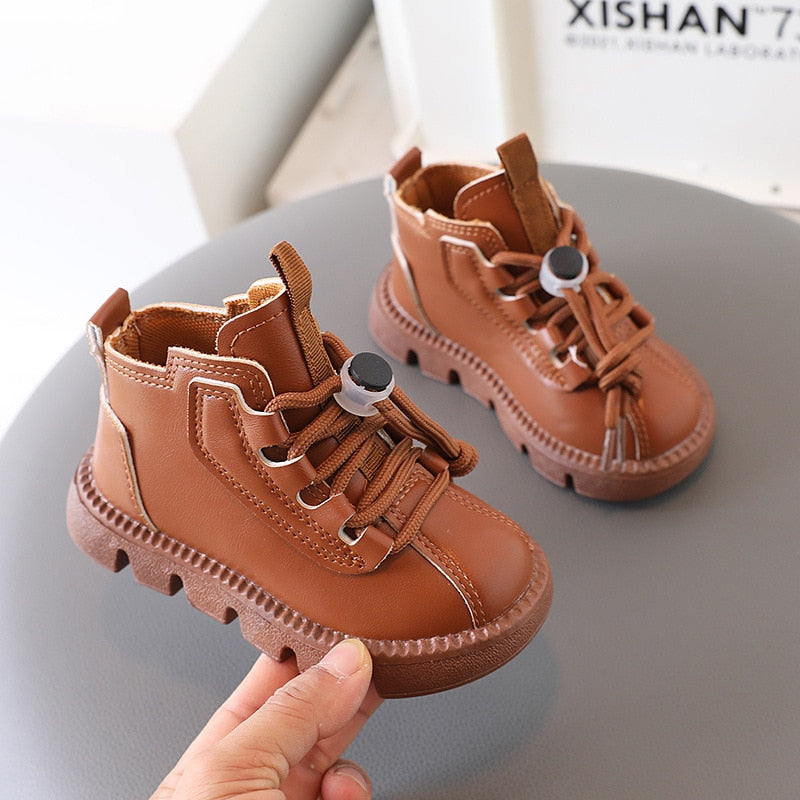 KIDSOLE | Manhattan - stevige lichtgewicht boots - Vegan leer - All season