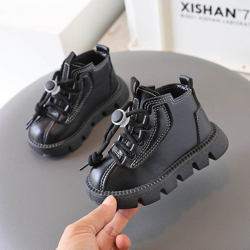 KIDSOLE | Manhattan - stevige lichtgewicht boots - Vegan leer - All season