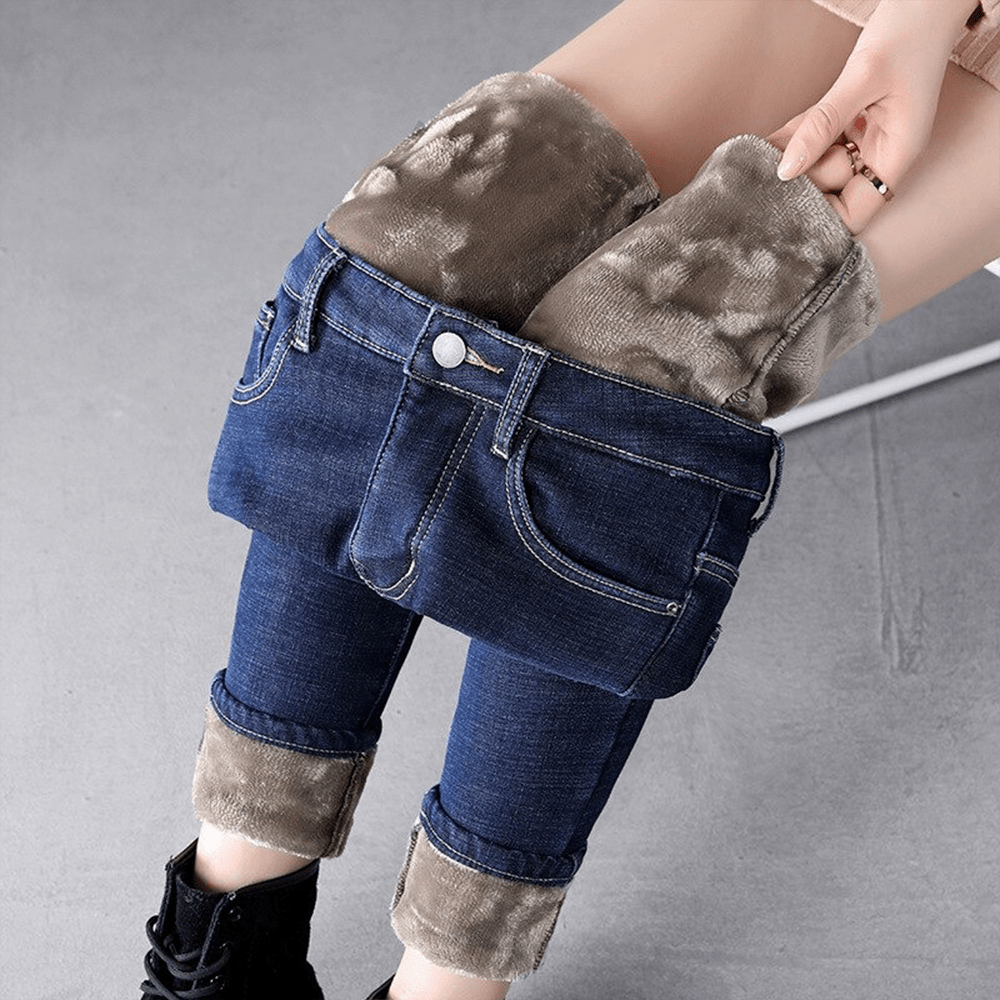 Vera Leigh | Warme Fleece-Jeans