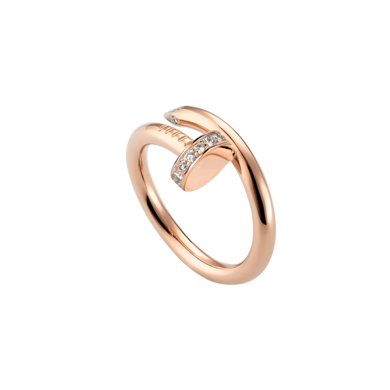 LUXUS-NAGELRING IN ROSÉGOLD