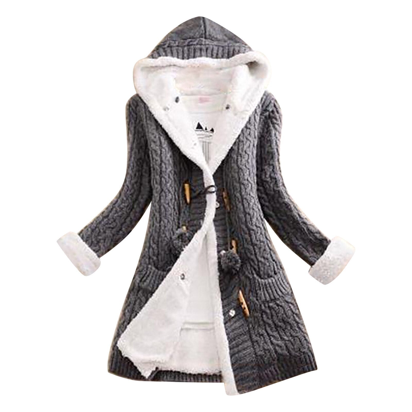 Winter-Strickjacke für Frauen