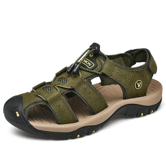 Dunkelbraune Orthopädische Sandalen - Mike